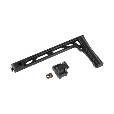 Atlas Custom Works SS-8 Style Folding Stock for Ak Series Airsoft Rifles (Color: Black)
