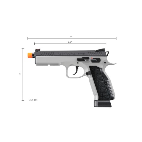 ASG CZ Shadow 2 Gas Blowback CO2 Airsoft Pistol (Color: Black / Urban Grey)