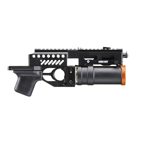 Double Bell Metal AK Grenade Launcher Set w/ Grenade (Color: Black)