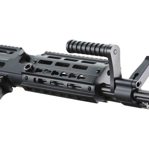 Golden Eagle AR LMG Airsoft Light Machine Gun (Color: Black)