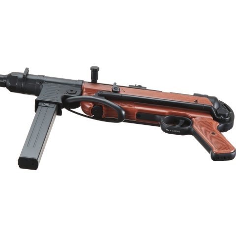 UK Arms M40P WWII Full Metal Machine Pistol AEG (Color: Black & Imitation Wood)