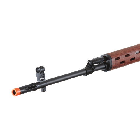 Atlas Custom Works SVD Dragunov Electric Airsoft Sniper Rifle w/ Faux Wood Furniture & Fixed Sportsman Stock (Color: Faux Wood)