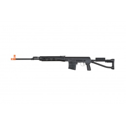 A&K Airsoft SVD S Bolt Action Rifle w/ Folding Stock - BLACK