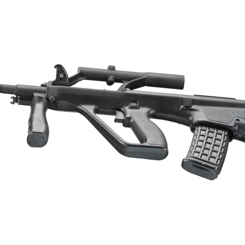 Army Armament Polymer AUG AEG Airsoft Rifle w/ Scope (Color: Black)