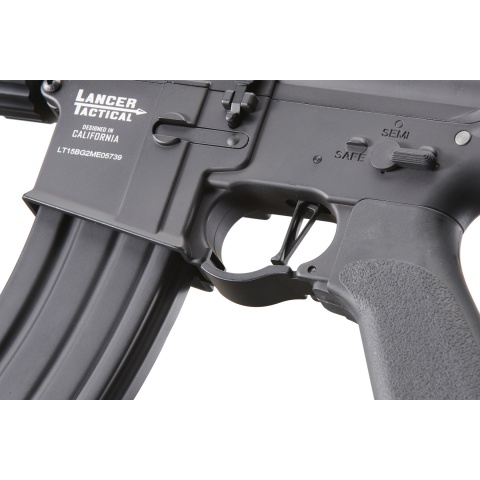 Lancer Tactical Proline Gen 2 M4 SD Carbine Airsoft AEG Rifle with Mock Suppressor (Color: Black)