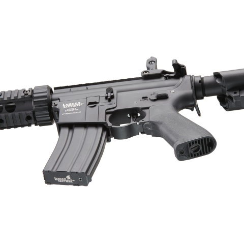 Lancer Tactical Proline Gen 2 M4 SD Carbine Airsoft AEG Rifle with Mock Suppressor (Color: Black)