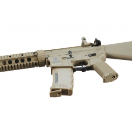 Lancer Tactical Gen 3 Nylon Polymer M4 SD Airsoft AEG Rifle w/ Stubby Stock (Color: Tan)