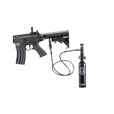 Lancer Tactical Full Metal Legion HPA SPR Interceptor M4 Airsoft Rifle w/ External Tank (Color: Black) - 