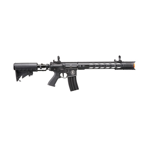 Lancer Tactical Full Metal Legion HPA M4 SPR Interceptor Airsoft Rifle w/ Stock Mounted Tank (Color: Black) - 