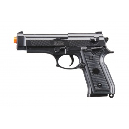 HFC M9 Spring Powered Pistol Airsoft Gun with Ergo Grip Black Handgun 