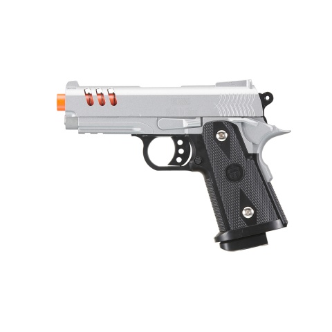 UK Arms 2011 Compact Heavyweight Series Airsoft Spring Pistol (Color: Silver)