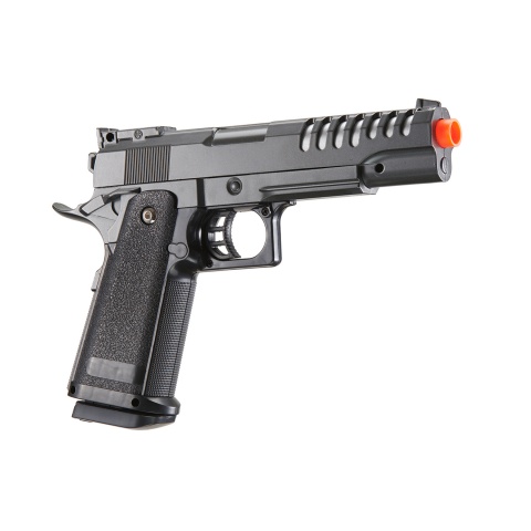 UK Arms 2011 Alloy Series Spring Airsoft Pistol w/ Wavey Stippling (Color: Silver Gray)