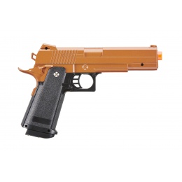 UK Arms 2011 Alloy Series Spring Airsoft Pistol (Color: Gold)
