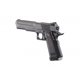 UK Arms 2011 Alloy Series Spring Airsoft Pistol (Color: Black)