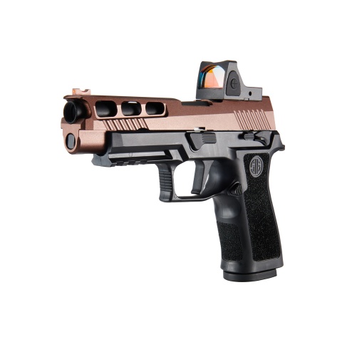 Sig Sauer Proforce P320 XCarry GBB Pistol w/ PH+ P320/M17 Slide & Lancer Tactical Red Dot Reflex Sight