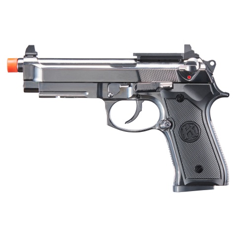KLI KL-92 AI Optic Ready Silver Version 6mm Dual Power CO2/Gas Blowback Airsoft Pistol - (Silver)