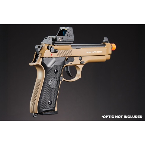 KLI KL-92 SAHARA Limited Edition 6mm Dual Power CO2/Gas Blowback Airsoft Pistol - (Tan)
