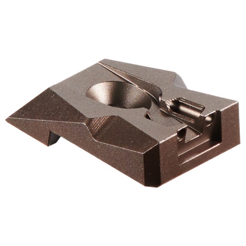 Dr. Black Aluminum Fiber Optic Rear Sight for TM Hi-CAPA 4.3 GBB Pistols