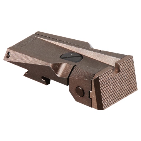 Dr. Black Aluminum Fiber Optic Rear Sight for TM Hi-CAPA 5.1 GBB Pistols