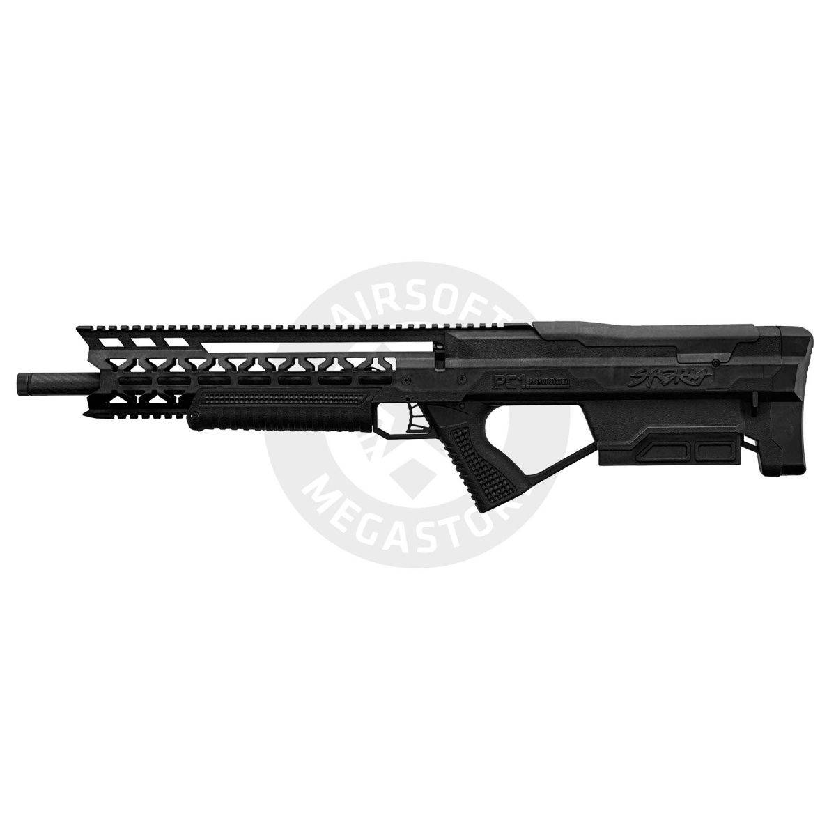 Replica PC1 Storm Pneumatic Standard Rifle (Black) Airsoft Megastore