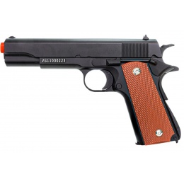 UK Arms 1911 Heavyweight Series Airsoft Spring Pistol (Color: Black)