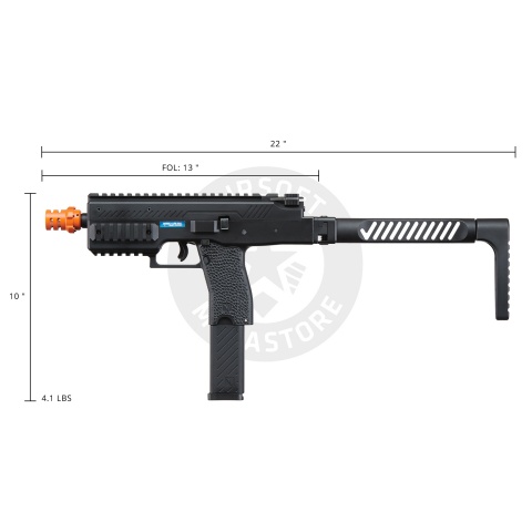 Vorsk Airsoft VMP-1 Gas Blowback SMG - (Black)