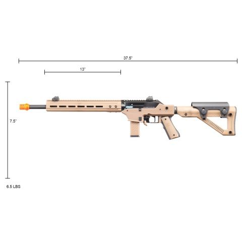 Vorsk VMP-2D DESIGNATED MARKSMEN GBB Airsoft Rifle Semi-Only