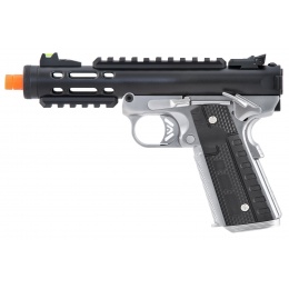 WE-Tech Galaxy 1911 Gas Blowback Airsoft Pistol (Multiple Colors w/ Silver Frame)
