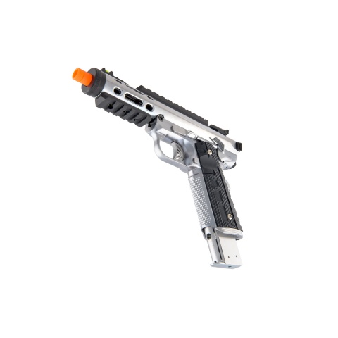 WE-Tech Galaxy 1911 Gas Blowback Airsoft Pistol (Color: Silver Slide w/ Silver Lower)