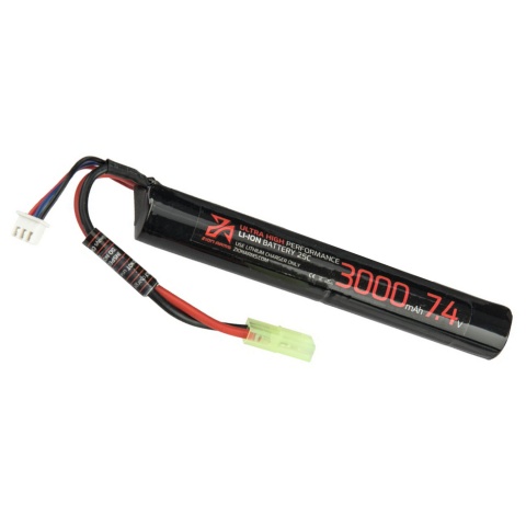 Zion Arms 7.4v 3000mAh Lithium-Ion Stick Type Battery (Tamiya Connector)