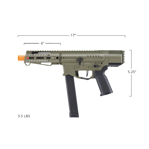 Zion Arms R&D Precision Licensed PW9 Mod 0 Airsoft Rifle (Color: Tan)