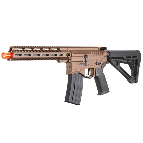 Zion Arms R15 Mod 1 Long Rail Airsoft Rifle with Delta Stock (Color: Bronze)