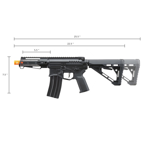 Zion Arms R15 Mod 1 Short Barrel Airsoft Rifle with Delta Stock (Color: Black)