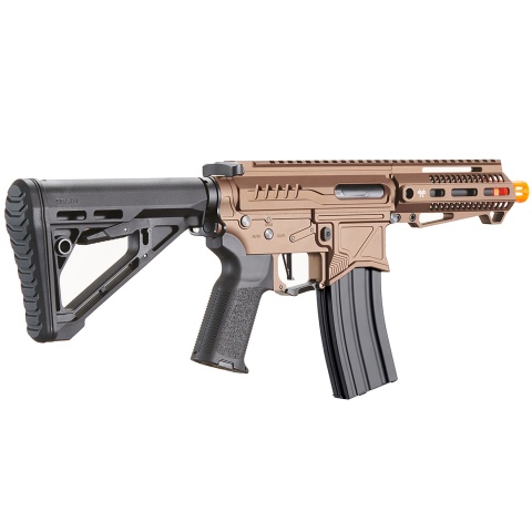 Zion Arms R15 Mod 1 Short Barrel Airsoft Rifle with Delta Stock (Color: Bronze)