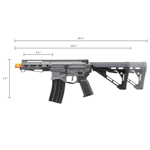 Zion Arms R15 Mod 1 Short Barrel Airsoft Rifle with Delta Stock (Color: Grey)