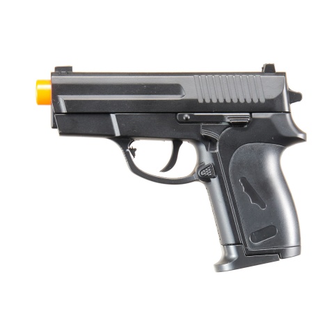 CYMA ZM01B Airsoft Compact Metal Spring Pistol - BLACK