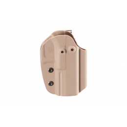 Hard Shell Belt Clip Holster for G17 Airsoft Pistols (Color: Tan)