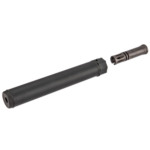 5KU SOCOM Series QD Mock Suppressor w/ Flash Hider [14mm CCW] - BLACK