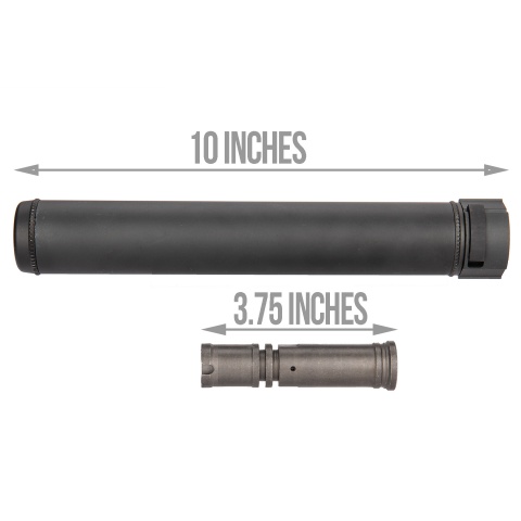 5KU SOCOM Series QD Mock Suppressor w/ Flash Hider [14mm CCW] - BLACK