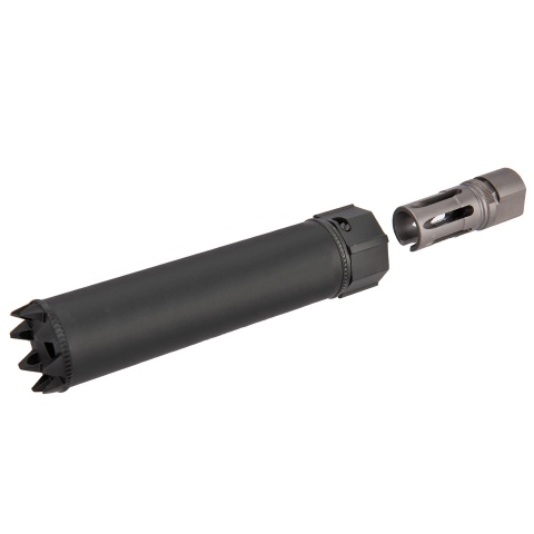 5KU SOCOM Monster QD Mock Suppressor w/ Flash Hider [14mm CCW] - BLACK