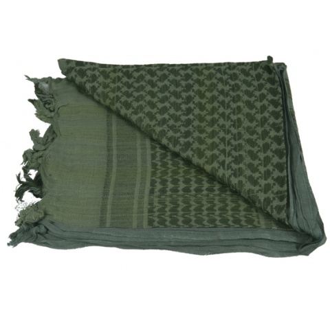 AMA Tactical Airsoft Cotton Shemagh - FOLIAGE GREEN