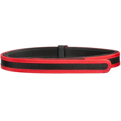AMA XL Tactical Airsoft Competition Special Accessory Belt (Color: Black/Red)