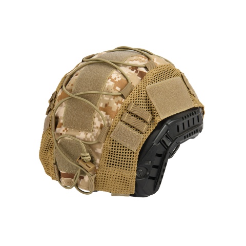 Lancer Tactical  1000D Nylon Polyester Helmet Cover (Desert Digital)