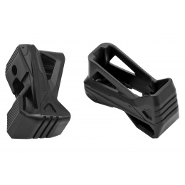 Multi-Functional Quick Pull Holster Magazine Base for M4 Magazines (Color: Black / Pack of 2)