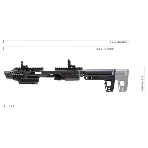 G-Series Pistol Carbine Conversion Kit (Color: Black)