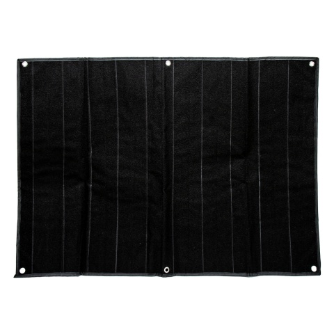 Hook & Loop Patch Wall / Patch Holder (Color: Black / Large)
