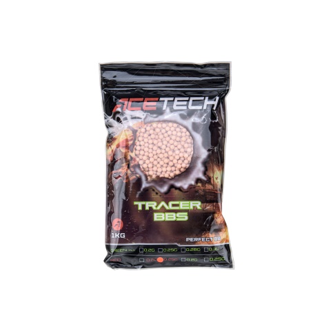 AceTech 1kg Bag of 0.25g Red Tracer BBs