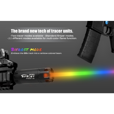 Acetech Bifrost Tracer Unit with Multi Color Flame Effect ( RGB Rainbow ) (  M14 CCW )