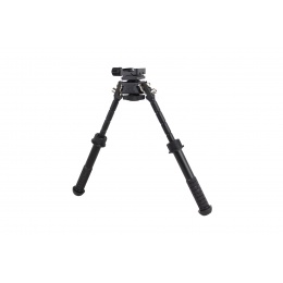 Black ABABNL NcSTAR AR15 Bipod with Bayonet Lug Quick Release Mount/Notched Legs 