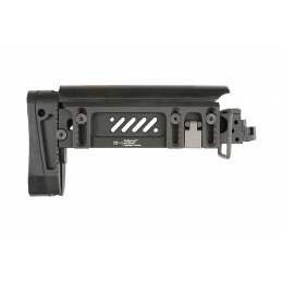 Atlas Custom Works PT-1 AK Side Folding Stock for AK Series Airsoft AEG Rifles (Color: Black)